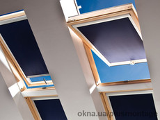 Рулонные шторы, тканевые роллеты на мансардные окна.