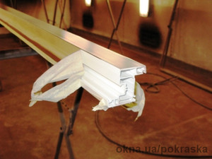 Покраска ПВХ и алюминиевого профиля &mdash; 