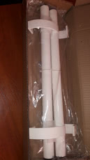 Ручка офисная ПРЯМАЯ 500 х 34 белая (Ral 9016)