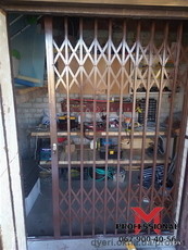 Раздвижные решетки Prof для дачи, для гаража, для сарая