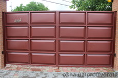 Распашные въездные ворота в Николаеве, Херсоне