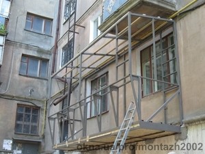 Сварочные работы по монтажу несущего каркаса балкона. —  Сварочные работы по монтажу несущего каркаса балкона. —