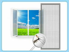 Установка москитных сеток -370 грн. м²