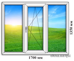 Первоклассное немецкое окно в кухню с солнцезащитой