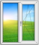 Первоклассное окно 1350х1150 из Aluplast 4000