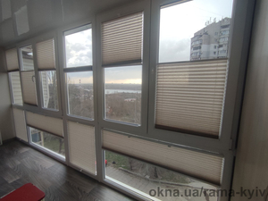 Балкон под ключ со шторами плиссе — Rama Балкон под ключ со шторами плиссе — Rama