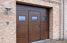 Секционные ворота.