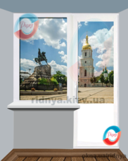 Профиль Rehau 60 Балконный блок 1780х2100 цена с установкой по Киеву и области.