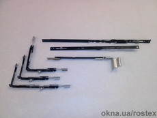 Фурнитура для окон ROTO NT-S (черного цвета)