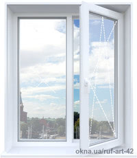 Металлопластиковое окно 1300*1400 5-камерное