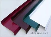 Отлив 150 мм (белый, коричневый)