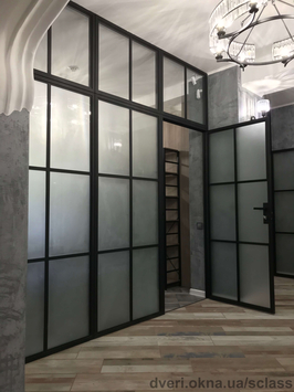 Glass partitions