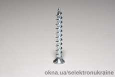 Саморезы для ПВХ 4,0х25, цинк белый-желтый, фирменная фасовка