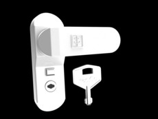 Замок безопасности с кнопкой и ключём Penkid Sash Jammer