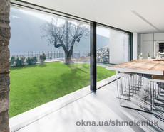 Алюминиевые раздвижные двери Schüco