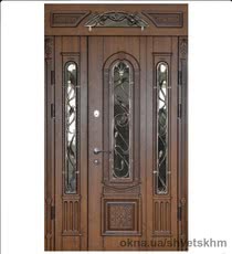 новые елит двери входные с ковкой патина