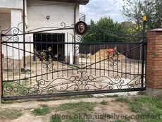 Откатные ворота Silver-comfort