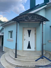 Кованый козырёк &mdash; 