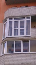 Засклення балкона по вулиці Миколаївська — Сокол А.І. Засклення балкона по вулиці Миколаївська — Сокол А.І.