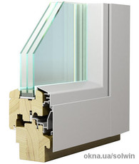 Деревянные окна Alu-Wood