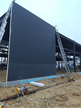 Installation of sandwich panels