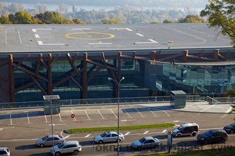 Вертолетная площадка, КВЦ "Парковый" (4545 м2), г. Киев &mdash; Stekloplast