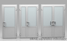 Входные двери металлопластиковые