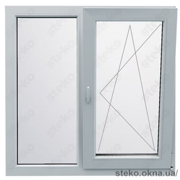 Вікно Steko Innovation 1300х1400 c теплим склопакетом
