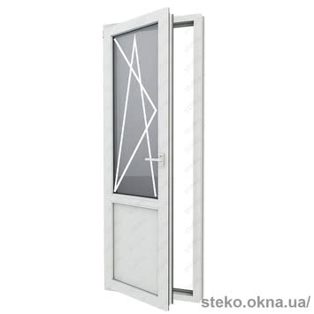 Балконная дверь Steko S600, сэндвич-панель