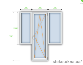 Теплий і затишний балкон з профілю Steko R600