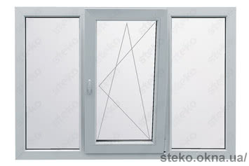 Окно Steko R600 трёхстворчатое с энергосбережением