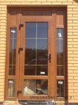 Входные двери из металопластика