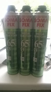 Пена монтажная профессиональная Soma Fix mega 850ml