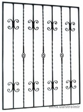 Решетки кованные на окна, Модель Р-03