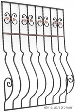 Кованные решетки на окна. Модель РГ-03