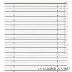 Жалюзи горизонтальные белые