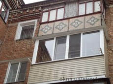 Лоджии и балконы из металлопластика в Одессе