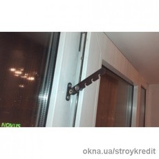 Фиксатор открывания створки (крокодил) коричневый