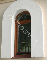 Арочные деревянные окна