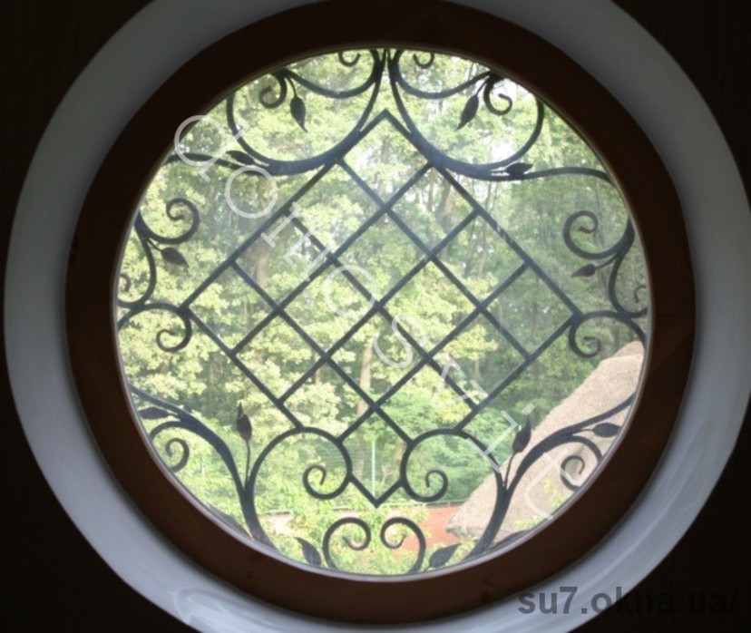 Круглые окна из евробруса