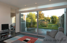 Алюминиевые раздвижные двери, подъемно-сдвижные двери, паралельно-раздвижные окна, двери типа «гармошка»