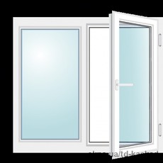 Окно двухстворчатое