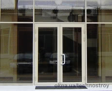 Вхідні групи з алюмінію, виготовлення та монтаж