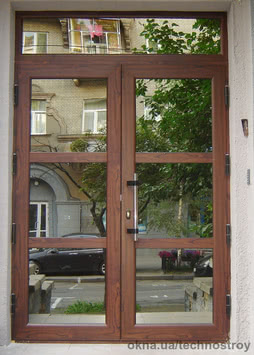 Вхідні двері з алюмінію Profilco (Греція) розміром 2000х2200 мм