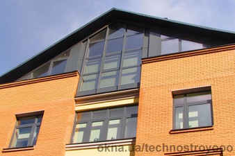 Остекление частного пентхауса, г. Киев &mdash; 