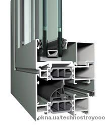 Тепле вікно Reynaers CS 77 1000x1400 мм з двокамерним енергозберігаючим склопакетом