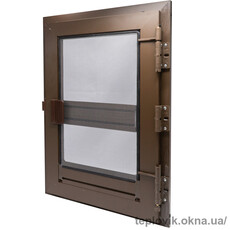 Москитная сетка на балконную дверь на петлях Premium