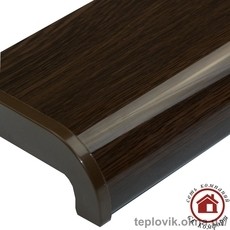 Подоконник Sauberg цвет тёмный дуб глянец