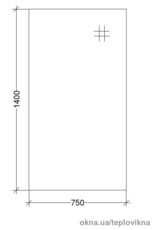 Москитная сетка 750х1400