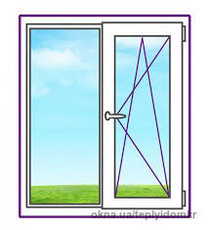 Окна для частного дома 1450/1450